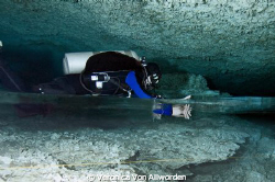 Halocline / I took this picture while cave diving in the ... by Veronica Von Allworden 